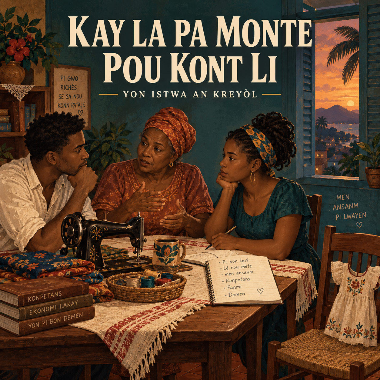 Kay la pa monte pou kont li artwork